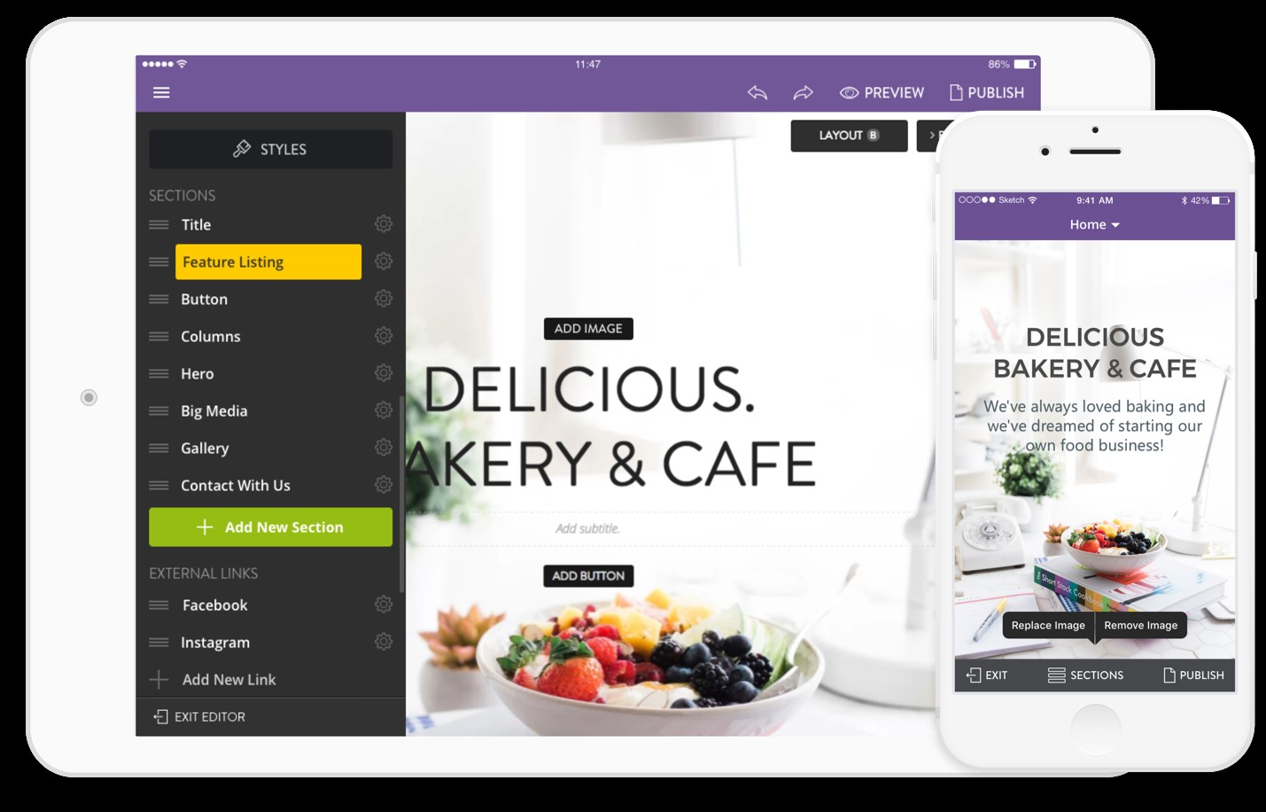 strikingly mobile app strikingly mobile app